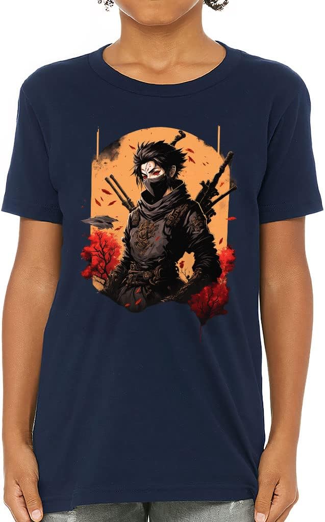 Ninja Graphic Kids' T-Shirt - Bright T-Shirt - Art Tee Shirt for Kids