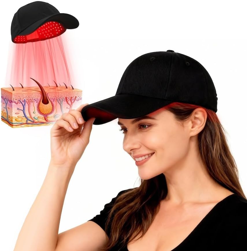 Red Light Therapy for Hair,Red Light Cap, Red Light Hat for Hair Growth