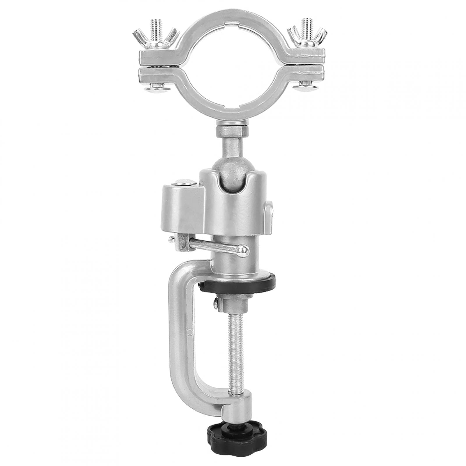 Soporte para amoladora con abrazadera para banco, rotación de 360 ​​°, soporte para taladro eléctrico, soporte para amoladora, abrazadera para banco