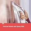 BLACK+DECKER Pearl Iron, IR2398, 50% Smoother Gliding with Pearl-Infused Ceramic Soleplate, Powerful Steam, 8 Foot Cord, Vertical Steam Function