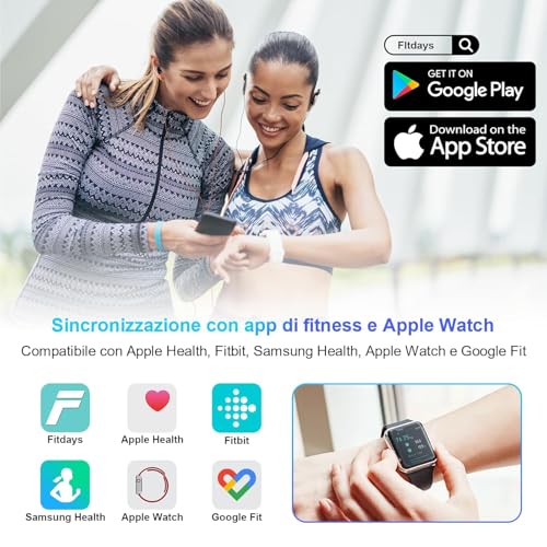 Bilancia Intelligente Impedenziometrica Bluetooth con App, Bilancia Digitale Smart per Grasso Corporeo, BMI, Peso, Massa Muscolare, Acqua Corporea, Proteine, Metabolismo Basale (BMR) - Nero - Immagine 4