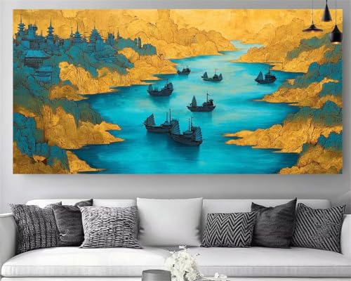 Diamond Painting Navire grand format pour sublimer votre salon