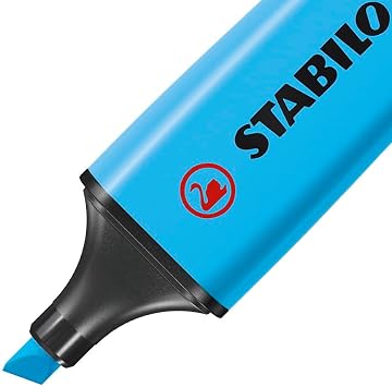 STABILO BOSS ORIGINAL ARTY - Highlighter - Pack of 10 - 10 Different Cool Colors