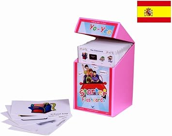 Starter Flash Cards Kit to Teach Beginner Level Students - Vocabulary Picture Cards for Toddlers, Children and Adults for Language Development, Speech Therapy and Autism