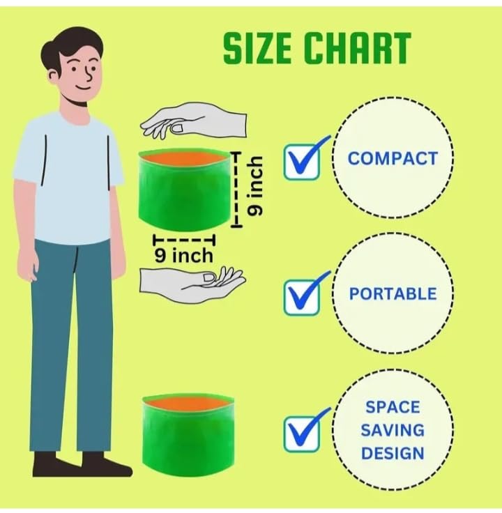 Image of ORIGINAL BULL Grow Bags, Green, 12x12 Inches, Breathable Fabric, for Vegetables, Flowers and Herbs, Pack of 10