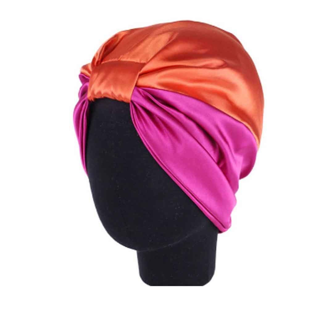 HBJWOV 1pcs Silk Salon Bonnet Women Sleep Shower Cap Bath Towel Hair Dry Quick Elastic Hair Care Bonnet Wrap(Style 4)