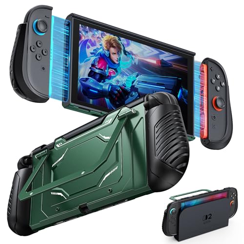 FYOUNG Dockable Switch 2 Case, Protective Cover Hard Shell for Nintendo 2