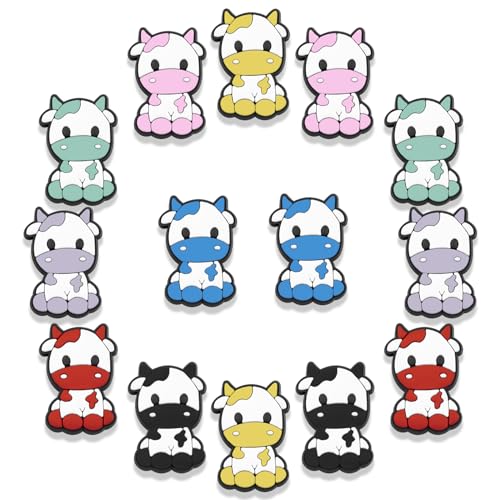 Image of CUNUEN Cute Animals Charms for Clogs Shoe Decoration