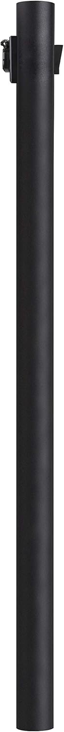 Solus SP7-C320NCA-BK 7' Outdoor Direct Burial Lamp Post with Convenience Outlet & Dusk to Dawn Photo Sensor, Fits 3" Post Top Fixtures, Easy to Install, Corrosion & Weather Resistant, Black