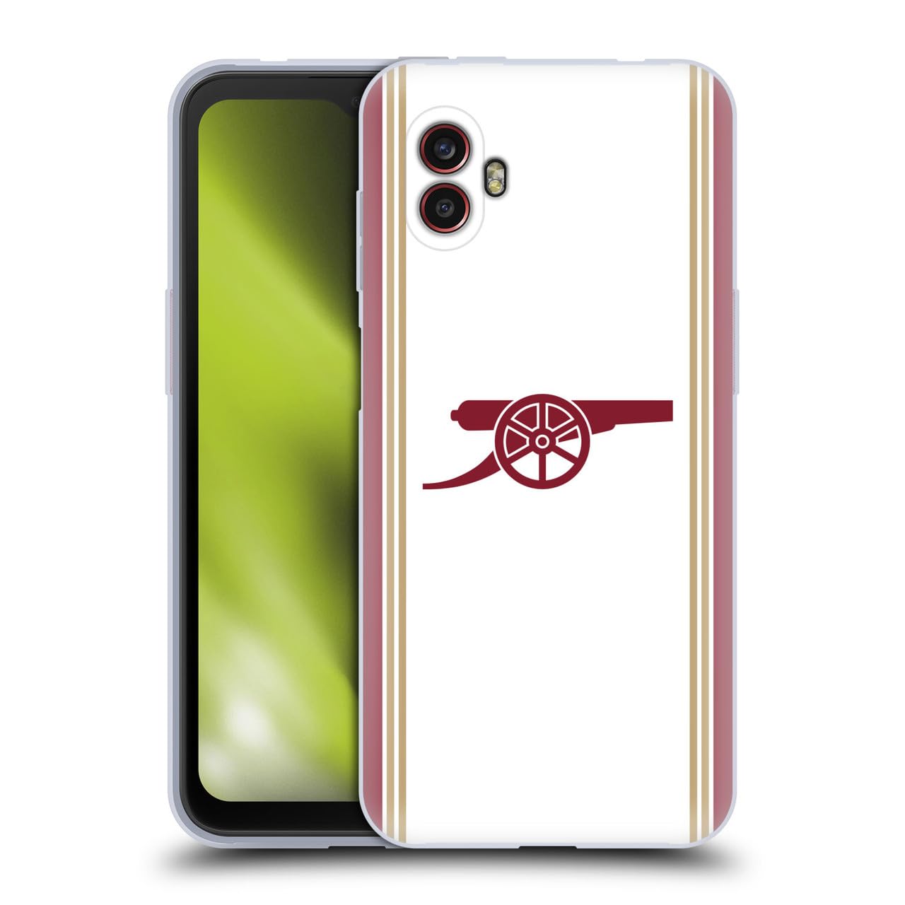 Head Case Designs Officially Licensed Arsenal FC Third 2025/26 Kit Gel Case [Military Grade Protection] Compatible With Samsung Galaxy Xcover6 Pro/Pro2 — image 1