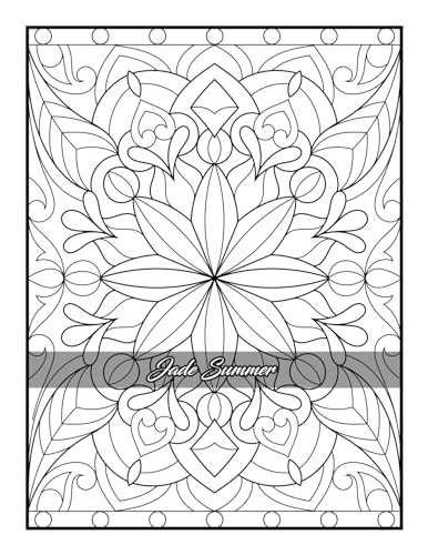 100 Amazing Patterns: An Adult Coloring Book with Fun, Easy, and Relaxing Coloring Pages - Image 99