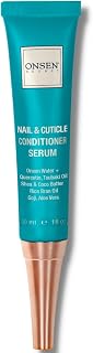 Onsen Secret Nail & Cuticle Cream: Japanese Tsubaki, Jojoba Oil, Shea Butter - Strengthen Weak Nails, Soften Cuticles, Fast-Absorbing Serum 30ml