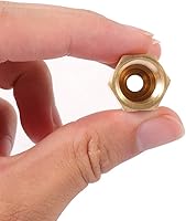 Vista 5 de Adaptador de conexión rápida de manguera de aire hembra de latón NPT de latón de 1/4 pulgadas, acoplador de aire y kit de enchufes, accesorios