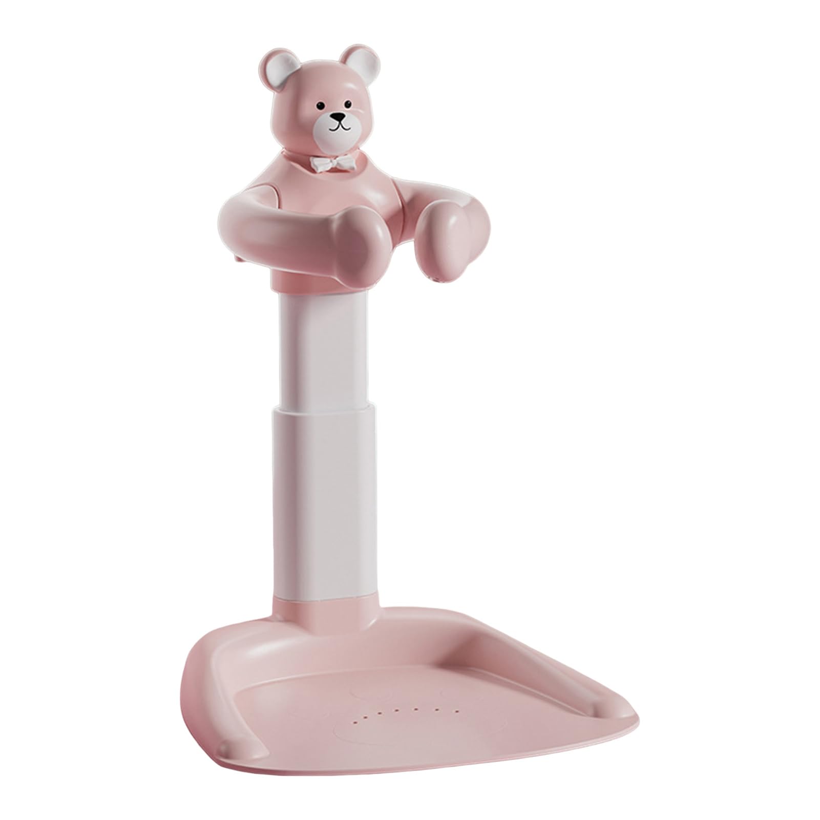Baby Shower Stand with Adjustable Height Anti-Slip Base Portable Bath Helper Bath Shower Standing Best Baby Bath Support