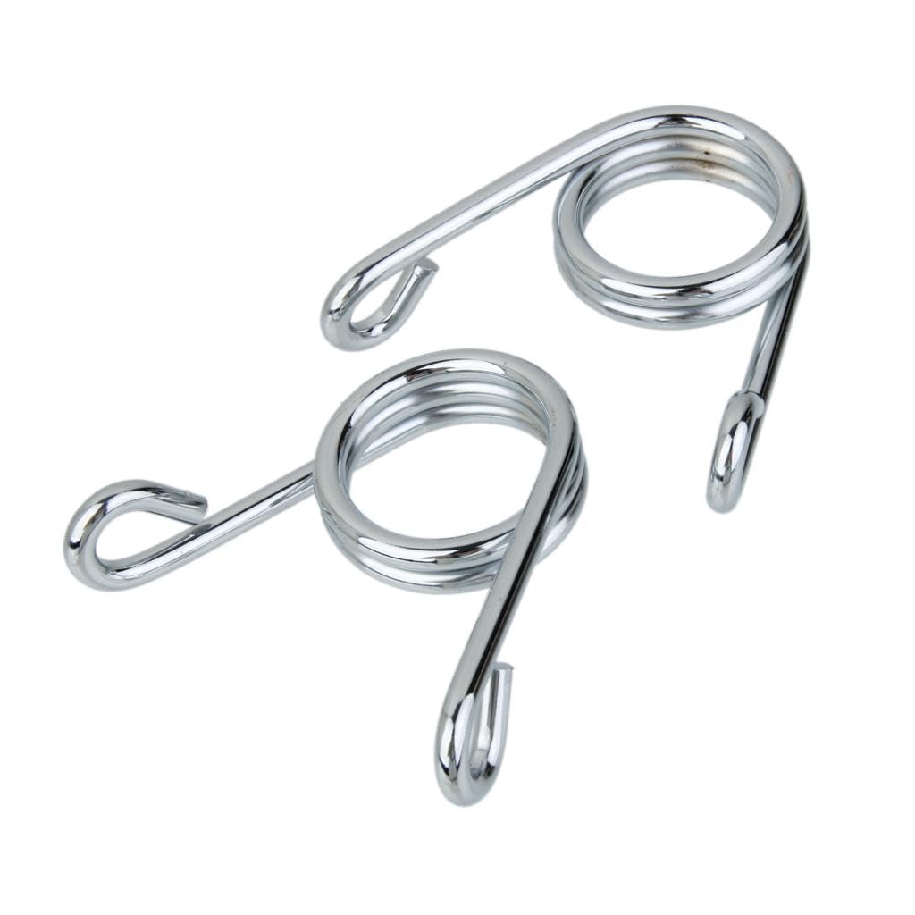 3" Chrome Steel Solo Seat Springs for Harley Chopper Bobber Motorcycle-image-11