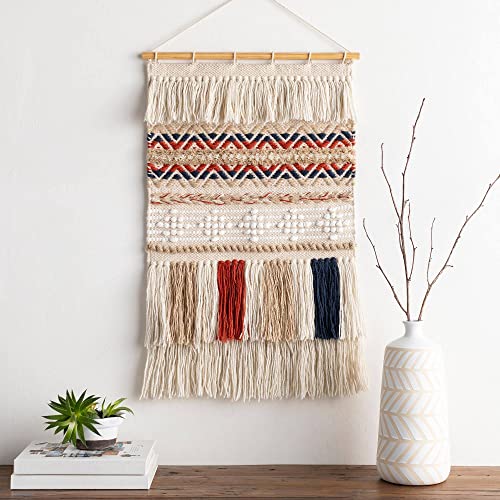 Mark&Day Wall Art, Niederndorf Bohemian Farmhouse Khaki Macrame T...