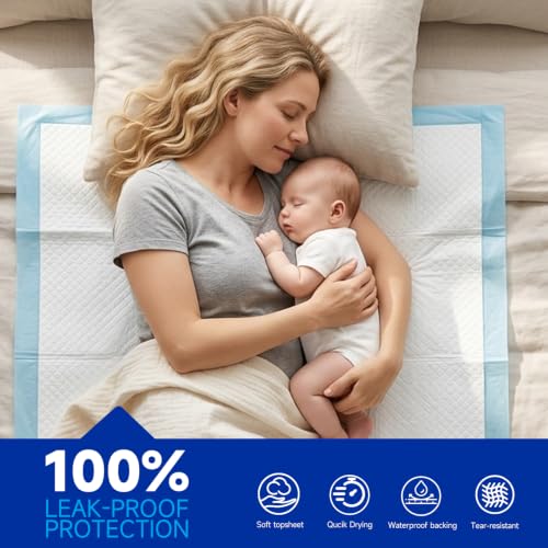 Image of 100 Count Puppy Pads- 30 inchx36 inch, Extra Large Pee Pads for Dogs | Leak-Proof & Super Absorbent Dog Training Pads, XXL Disposable Pet Piddle Pad and Potty Pads for Dogs, Puppies, Doggie