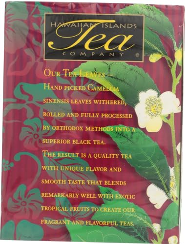 Hawaiian Islands Tea Company Passionfruit Na Pali Black Tea, All Natural - 20 Teabags (1 Box)