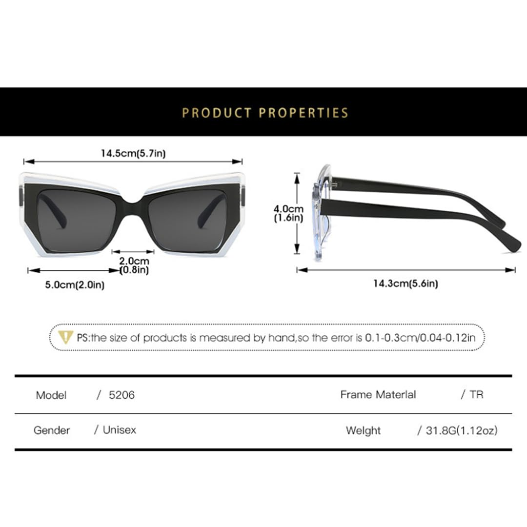 Occhiali da sole alla moda Tr90 Cat Eye da donna UV