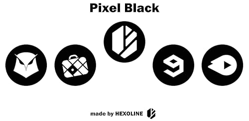 Pixel 12 Black - Icon Pack