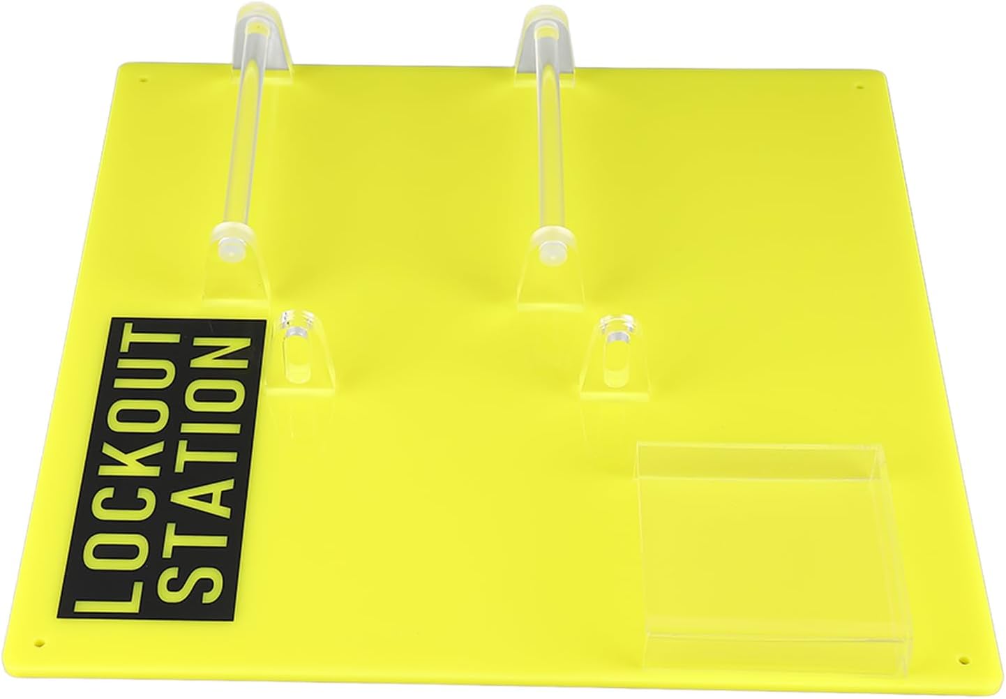 Lockout TAGOUT Station Acrylic Visual Padlock Isolation Board Impact for Schools Businesses