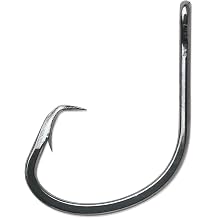 VMC Nemesis Circle 3X Hook, Offset Design for Live Bait and Saltwater Fishing, Size 8/0, 2 Pack, Black Nickel
