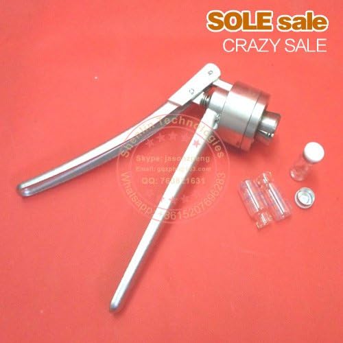 Manual vial crimper 20mm, crimper medical, bottle cap crimping tool