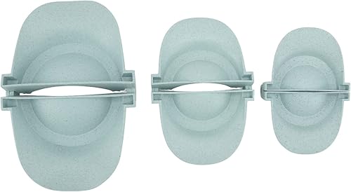 Miniatura 7 de 3 piezas de prensa para hacer bolas de masa hervida, juego de moldes de prensa manual para bolas de masa para Pierogi Pastelitos Calzone Turnovers