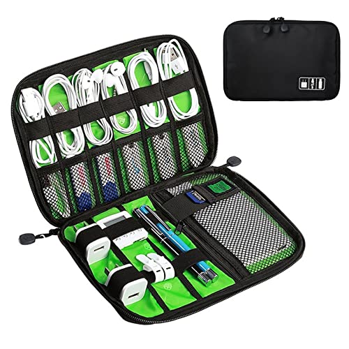 Organizzatore per la gestione dei cavi Cassa del kit di sistema di sacchetti di stoccaggio dell'organizzatore dei cavi USB Cavo dati Auricolare Filo Penna Power Bank Digital Gadget Devices Borse da vi