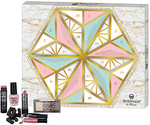 Boulevard de Beauté Reach For The Stars Advent Calendar - der dekorative Blickfang für die Weihnachtszeit - Kosmetikkalender, 24 Stück
