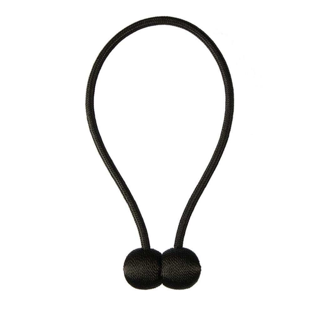 Soporte magnético para cortinas sin taladro OUdini pack de 2 ganchos negros