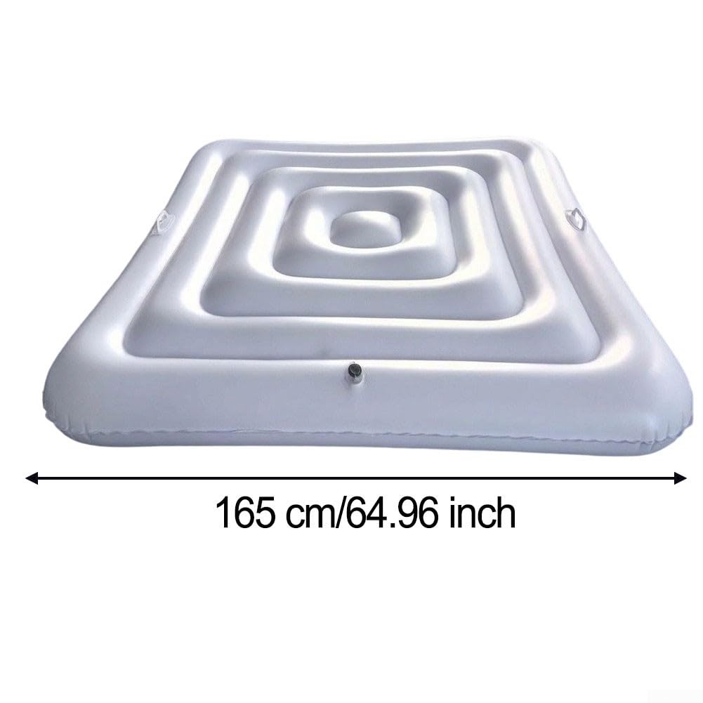 PVC gonfiabile vasca copertura 165cm impermeabile PVC gonfiabile (con | Materiale PVC di alta qualità, resistente alle intemperie, design antivento, uso esterno, costruzione di lunga durata