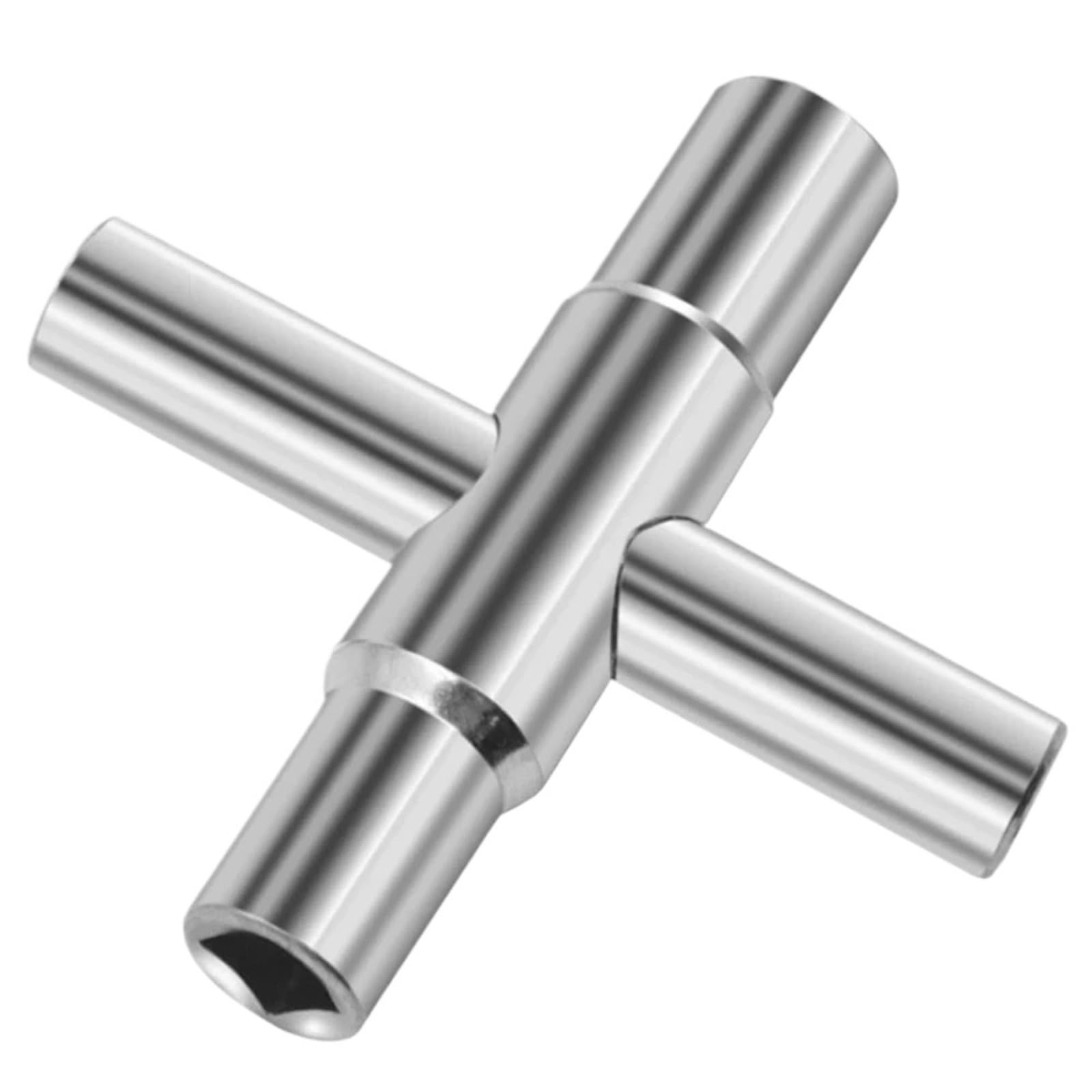 CHYLMAPHEN 4in 1 Universal Faucet Wrench for Bathroom Cabinets Bleeding 6.5mm 7mm 8mm 9mm Square Key Socket Spanner for General Repairing, Pipeline,