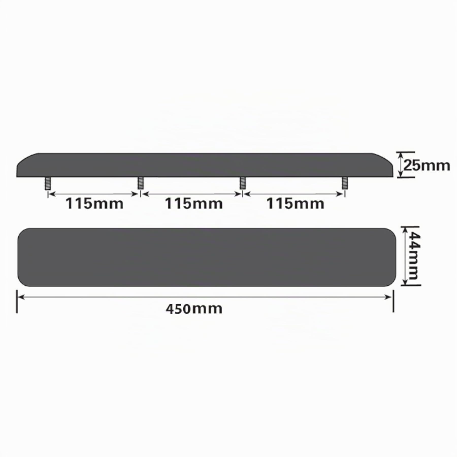 Bloc tampon pour bateau/jetski/remorque/mini couchettes 460 mm x 44 mm