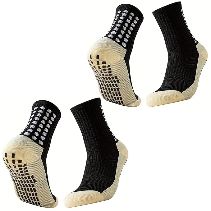 draval Men’s Non-Slip Socks with Rubber Grips – Ideal for Yoga, Fitness, Hospital Stay or Daily Indoor Use-picture-11