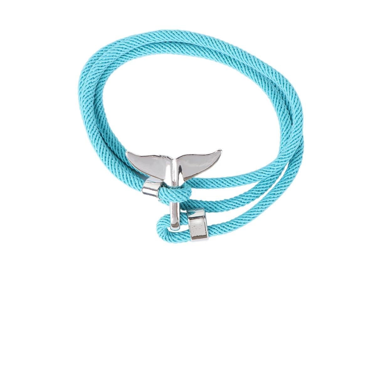 Bracelets couple queue de baleine cordon enroulé style minimaliste - 8
