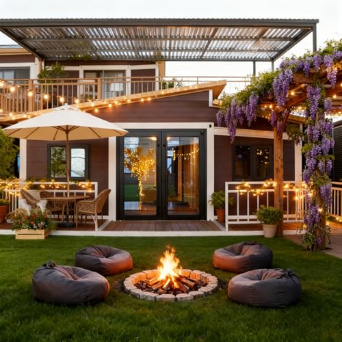 Luxury Expandable Prefab Tiny Home 20FT-40FT, 1-4 Bedroom Modular Container