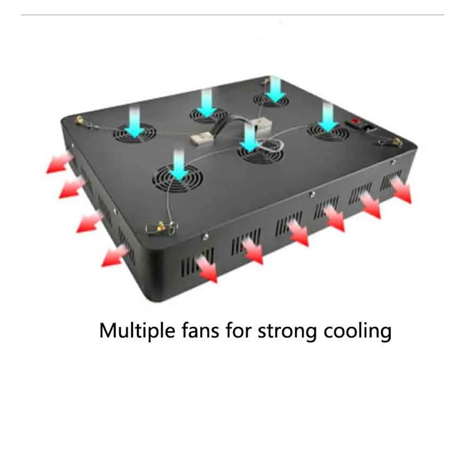 Lampada per polimerizzazione UV 2500W 405nm Ampia Area UV Luce Ultravioletta Macchina da Stampa a Olio Vetro Lnk Shadowless Colla Olio Verde Anti-Vernice Inchiostro Lampada for Indurimento(395nm)