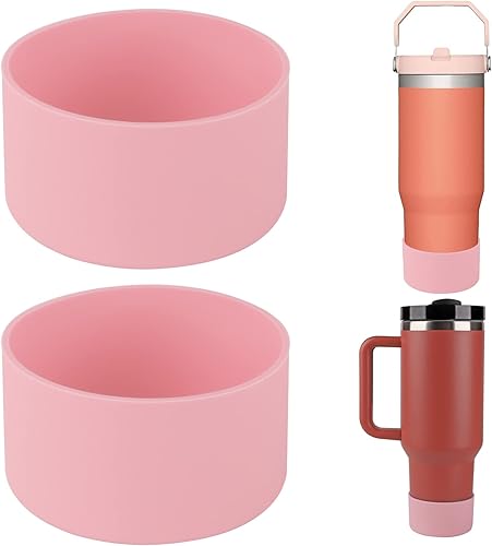 Protector de silicona para la base del Stanley Quencher H2.0 de 40 oz y 30 oz con asa y Stanley IceFlow de 20 oz y 30 oz, funda protectora para la