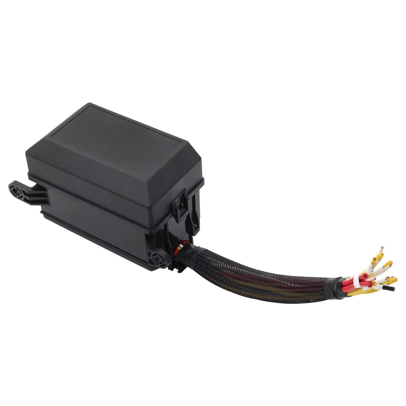 Hanzete - Blocco relè fusibile 12 Volt con relè 40A JD1914 4 pin RTT7121, 6 portafusibili ATC/ATO, scatola relè con cablaggio fusibile impermeabile e scatola relè per auto, camion, barche