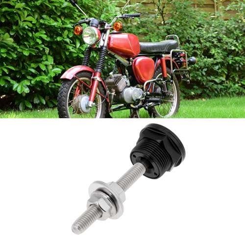 LT Easiyl 2 Stück 22 Mm Motorrad-Seitenabdeckungs-Druckknopfentriegelung M6 Kompatibel mit Simson S50/S51 (Schwarz)