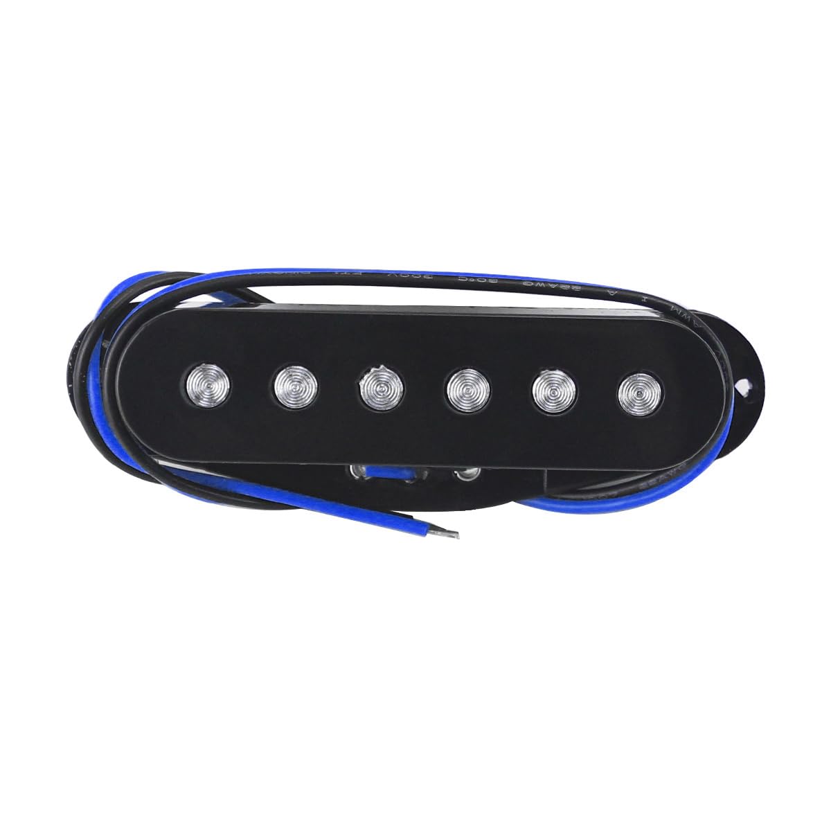 FLEOR Keramik-SSH-Tonabnehmer-Set, Humbucker-Tonabnehmer und Hot-Rail-Single-Coil-Humbucker-Tonabnehmer-Set für E-Gitarre, Schwarz