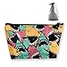 Produktbild Shark Seamless Makeup Pouch Toilettenartikel Aufbewahrung Kosmetiktasche Organizer Clutch für Frauen & Mädchen Schulreisebüro