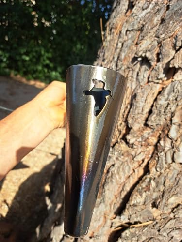 Flambadou décoration bécasse en découpe, capucin, flamboir a Lard, Manche Bois, Neuf.