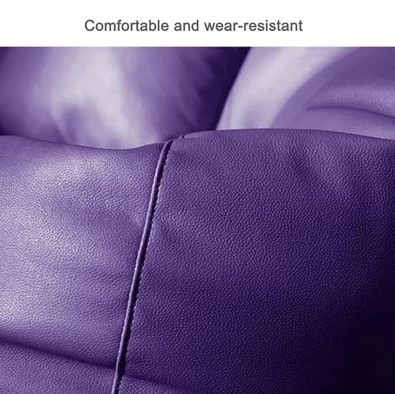 Image of karuto 4XL Bean Bag Cover with Footrest & Cushion (Without Beans) (Purple, XXXXL)