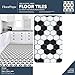 FloorPops Black Biscotto Peel & Stick Floor Tiles, FP3931