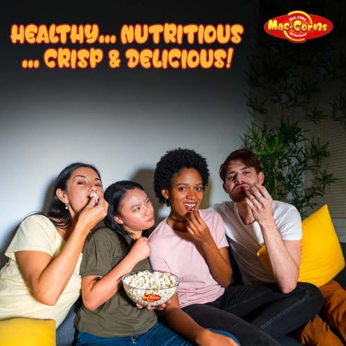 MacCorns - Traditional Sweet Popcorn - Sharing Bucket - Serves 12 Portions