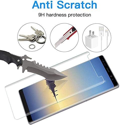 Glass Screen Protector for Samsung Galaxy S9, 3D Curved 9H Hardness Tempered Glass, High Definition, Case Friendly Bubble-Free for Galaxy S9 Glass Screen Protector (Black)