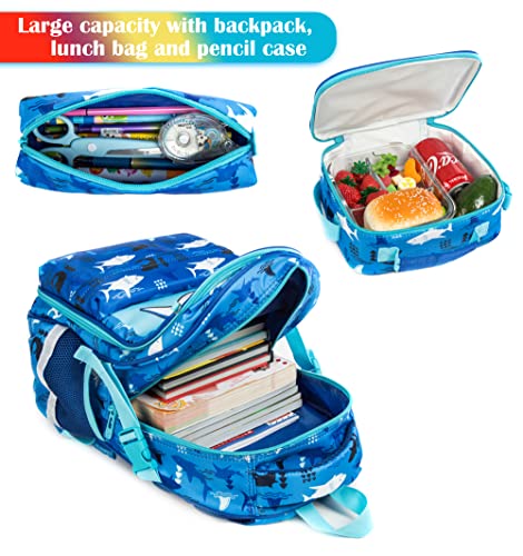 Mohco Kids Backpack 16 In School Bookbag With Insulated Lunch Box Pencil Case Lightweight Student Bookbag For Girls And Boys #TOP5