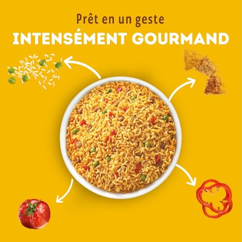 CÉRÉAL BIO – Paëlla Végétarienne Bio – Riz, Petits Légumes & Safran – Plat Cuisiné Bio Individuel – Repas Prêt à Réchauffer en 2 min – Nutriscore A – 220 g – vue 4
